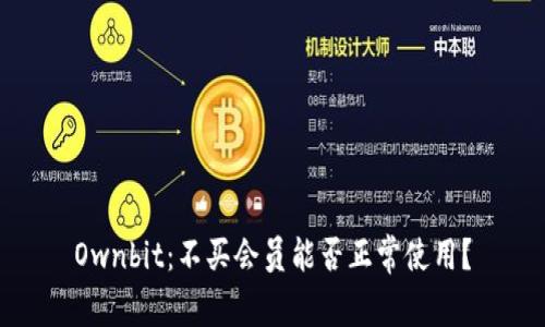 Ownbit：不买会员能否正常使用？