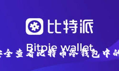 如何安全查看比特币冷钱包中的资产？